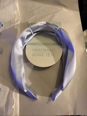 Fashion / Mode Light Blue Satin Headband